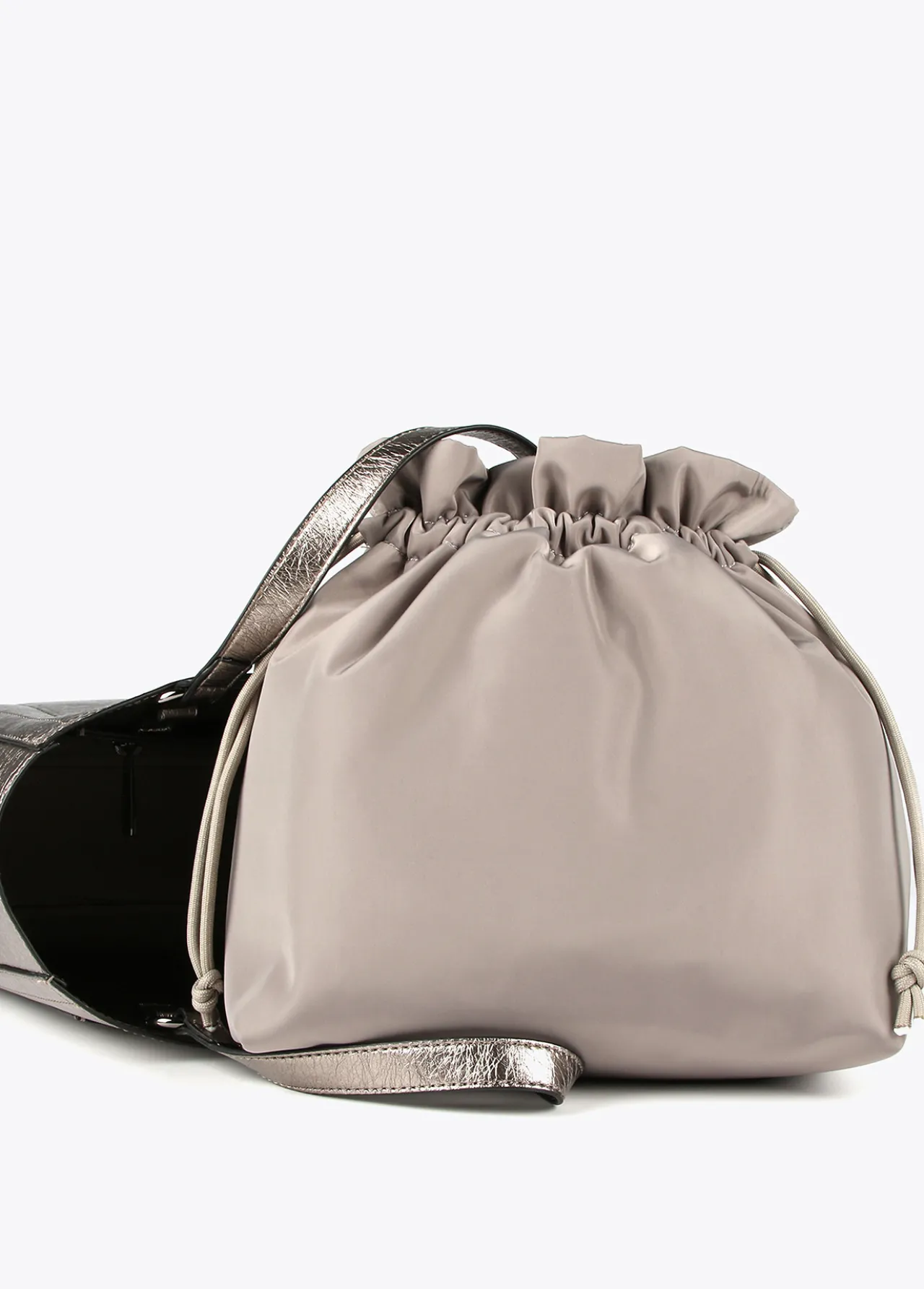 mini_shopper_1-2.webp Lola Casademunt Bandoleras | Bolsos Pequeños<Mini shopper PLATEADO