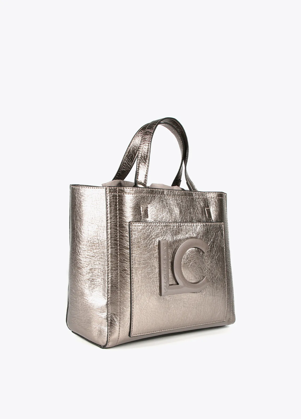 mini_shopper_3-2.webp Lola Casademunt Bandoleras | Bolsos Pequeños<Mini shopper PLATEADO