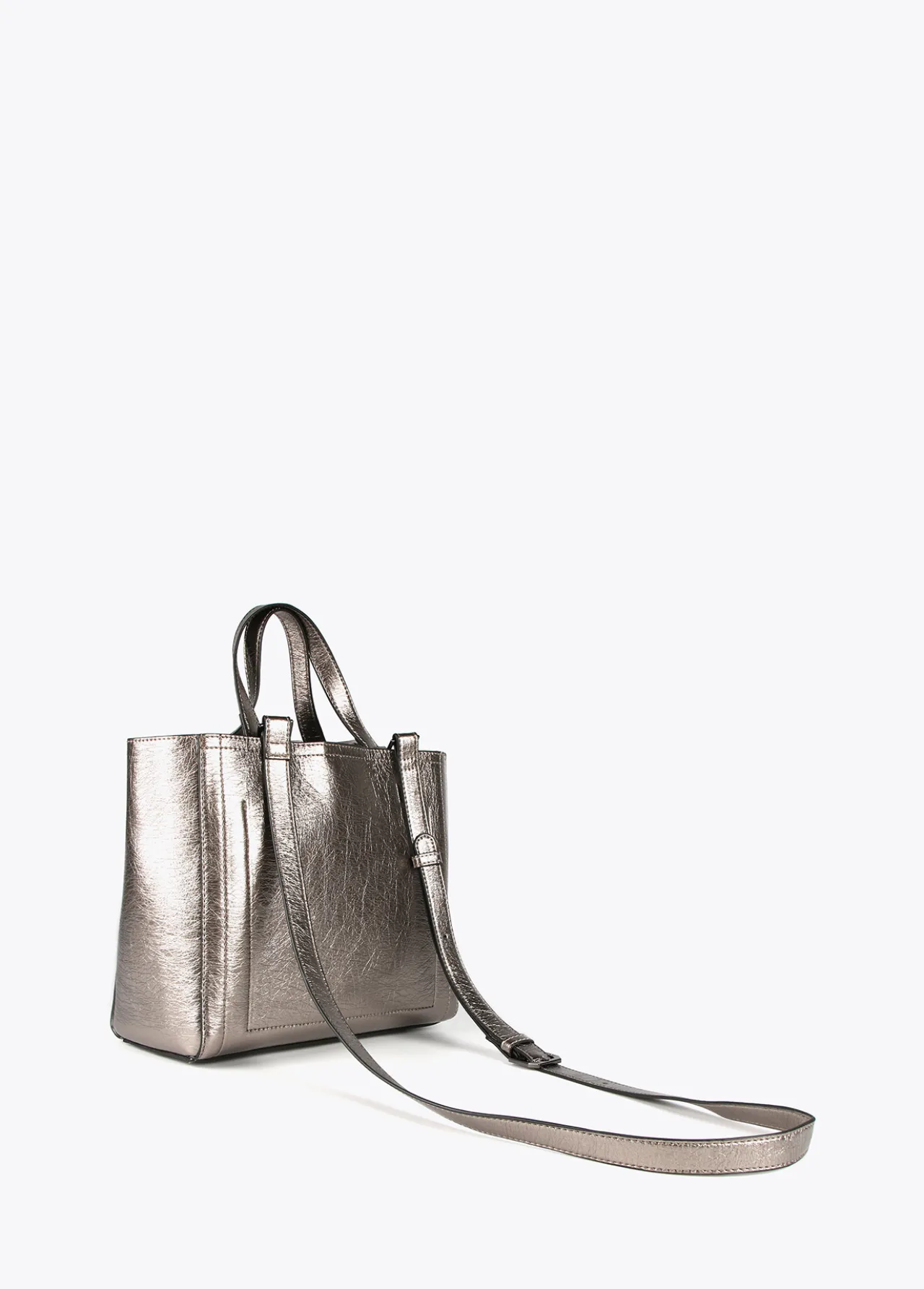 mini_shopper_4-2.webp Lola Casademunt Bandoleras | Bolsos Pequeños<Mini shopper PLATEADO