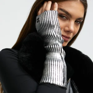Lola Casademunt Gorros Sombreros Y Guantes<Mitones tricot DORADO