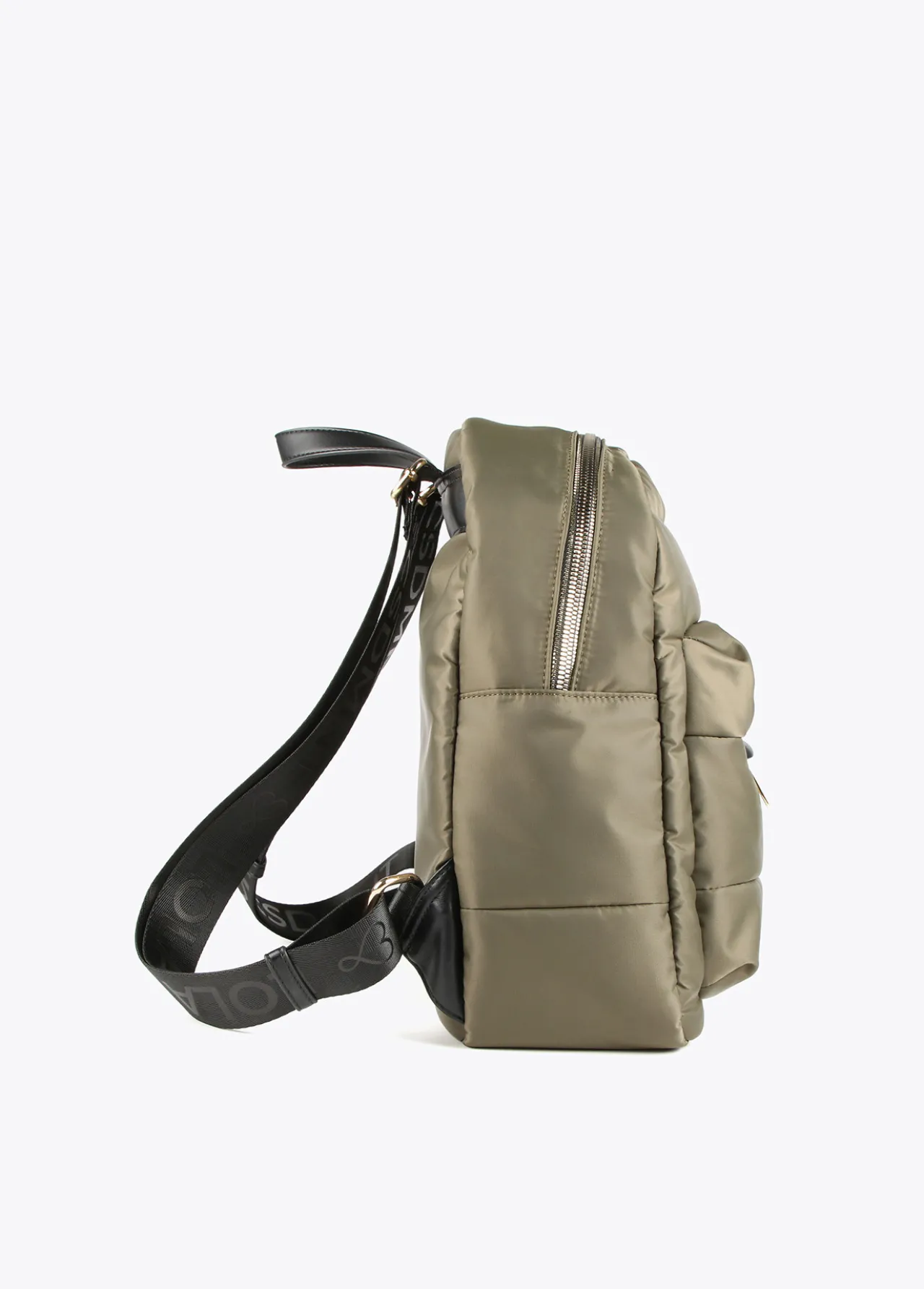 mochila_acolchada_3.webp Lola Casademunt Mochilas Y Riñoneras | Bolsos Grandes<Mochila acolchada VERDE