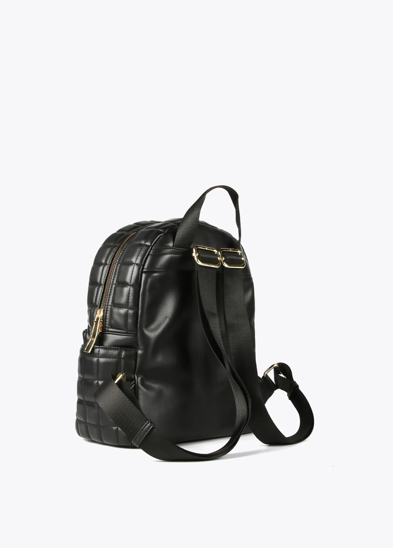 mochila_acolchada_de_cuadros_4.webp Lola Casademunt Bolsos Grandes | Mochilas Y Riñoneras<Mochila acolchada de cuadros NEGRO