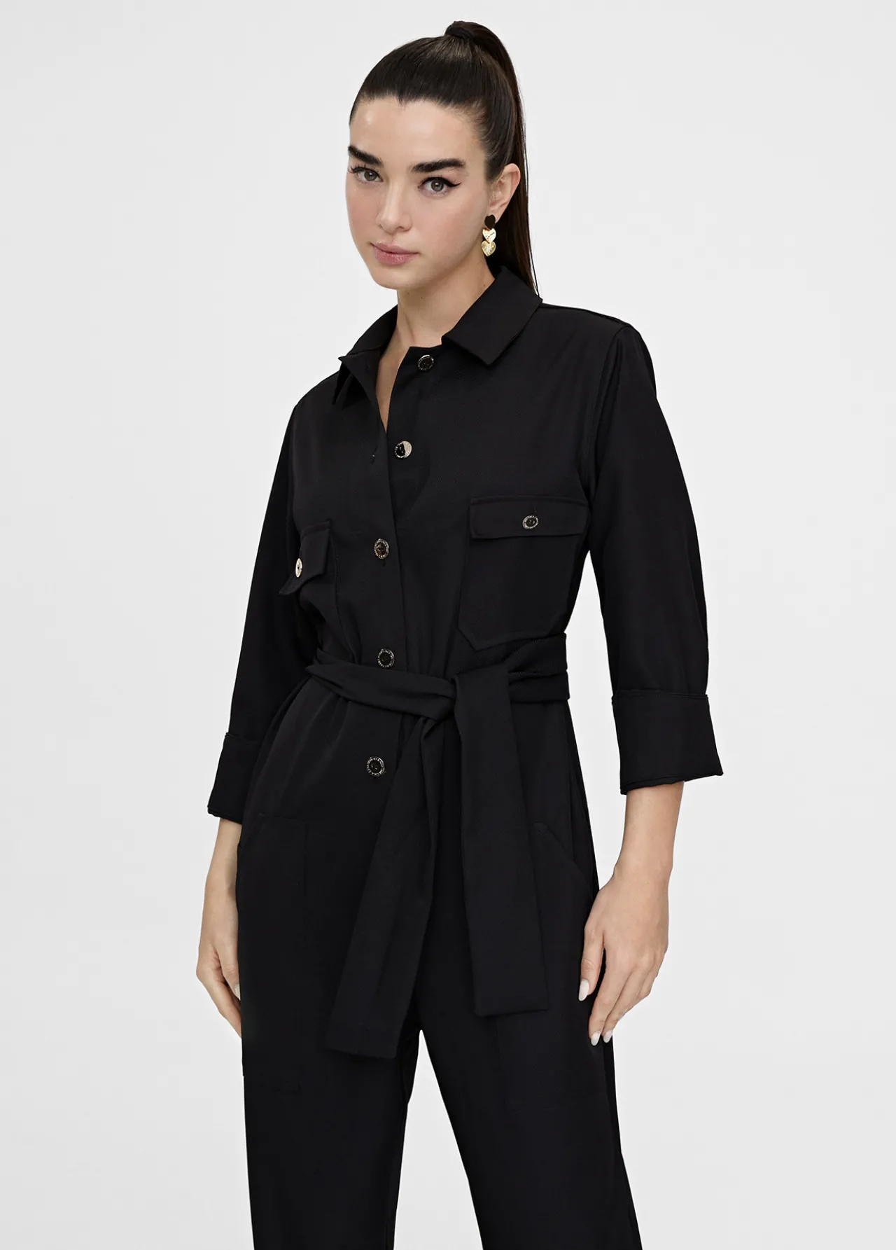 mono_color_negro_2.webp Lola Casademunt Pantalones<Mono color NEGRO