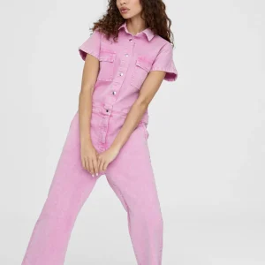 Lola Casademunt Pantalones<Mono de manga corta ROSA