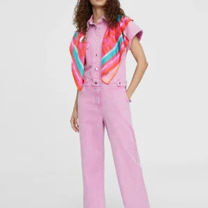 Lola Casademunt Pantalones<Mono de manga corta ROSA