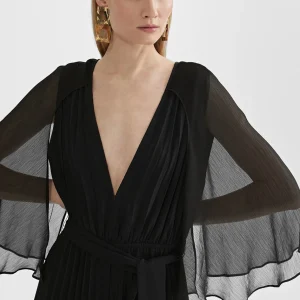 Lola Casademunt Vestidos Y Faldas<Mono plisado mangas capa CRUDO