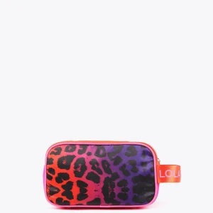 Lola Casademunt Otros Complementos | Bolsos De Mano Y Neceseres<Neceser animal print multicolor ROJO-LILA