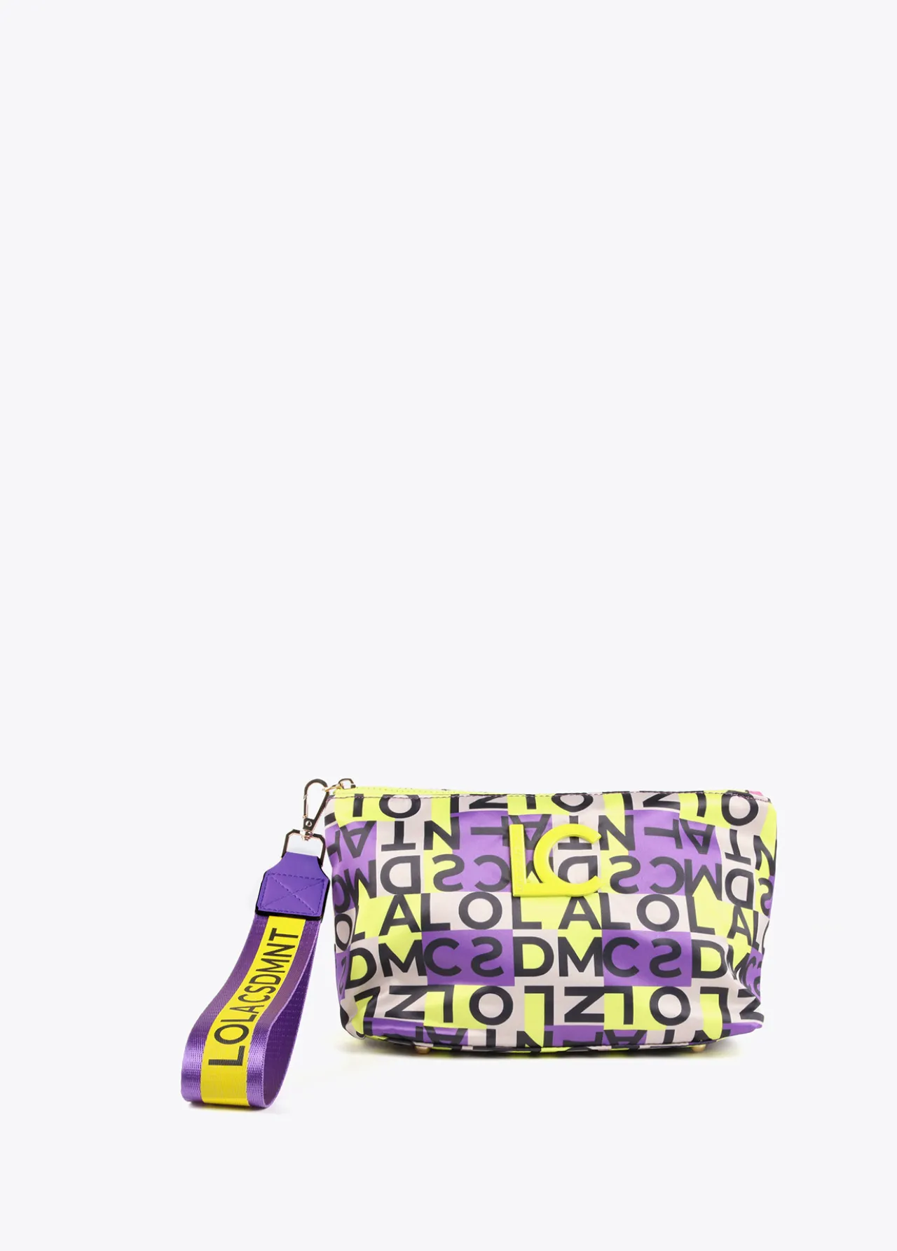 neceser_monograma_0.webp Lola Casademunt Animal Print | Otros Complementos<Neceser monograma LILA-AMARILLO