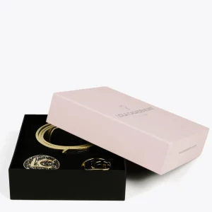 Lola Casademunt Cinturones<Pack cinturón 2 hebillas DORADO