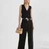 Lola Casademunt Pantalones<Pantalón aberturas laterales NEGRO