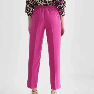 Lola Casademunt Pantalones<Pantalón aberturas laterales FUCSIA