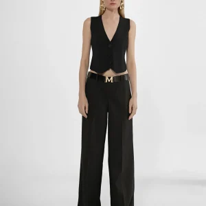 Lola Casademunt Pantalones<Pantalón aberturas laterales NEGRO