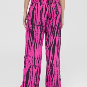 Lola Casademunt Pantalones | Baño<Pantalón ancho bicolor ROSA-NEGRO