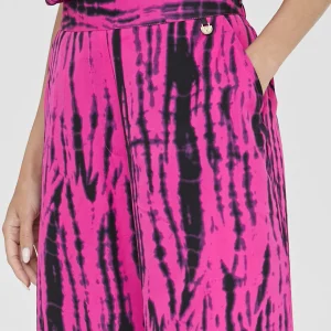 Lola Casademunt Pantalones | Baño<Pantalón ancho bicolor ROSA-NEGRO