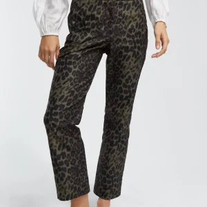 Lola Casademunt Animal Print | Pantalones<Pantalón animal print NEGRO-VERDE
