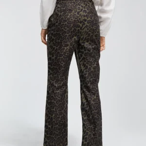 Lola Casademunt Animal Print | Pantalones<Pantalón animal print NEGRO-VERDE