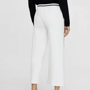 Lola Casademunt Pantalones<Pantalón blanco con vivo CRUDO