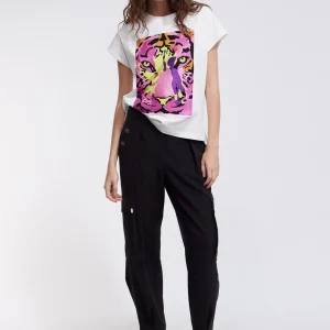 Lola Casademunt Pantalones<Pantalón cargo bombacho NEGRO