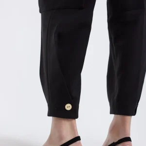 Lola Casademunt Pantalones<Pantalón cargo bombacho NEGRO