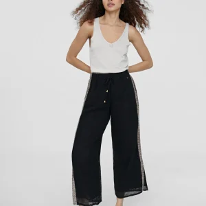 Lola Casademunt Pantalones<Pantalón con detalle lateral NEGRO