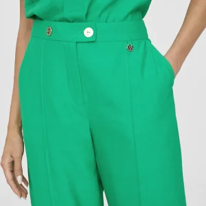 Lola Casademunt Pantalones<Pantalón cropped monocolor FUCSIA