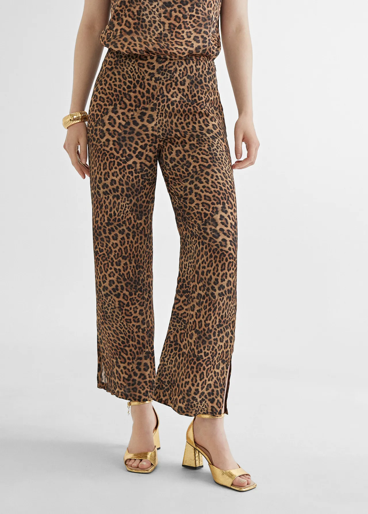 pantaln_culotte_animal_print_4.webp Lola Casademunt Pantalones<Pantalón culotte animal print MARRON-NEGRO