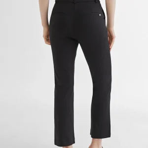 Lola Casademunt Pantalones<Pantalón de punto campana ROJO