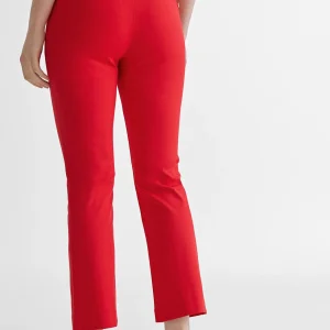 Lola Casademunt Pantalones<Pantalón de punto campana ROJO