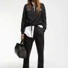 Lola Casademunt Pantalones<Pantalón de punto recto - Lola Casademunt NEGRO