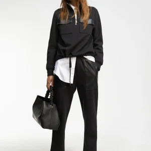 Lola Casademunt Pantalones<Pantalón de punto recto - Lola Casademunt NEGRO