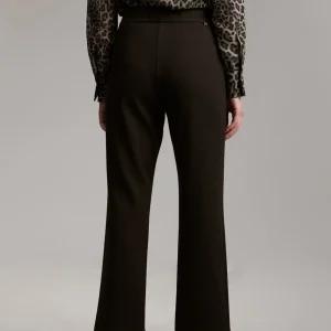 Lola Casademunt Pantalones<Pantalón detalle botón GRISOSCURO
