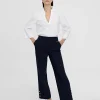 Lola Casademunt Pantalones<Pantalón detalle botones NAVY