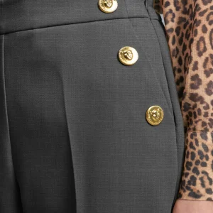 Lola Casademunt Pantalones<Pantalón detalle botones GRISOSCURO
