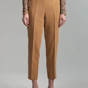 Lola Casademunt Pantalones<Pantalón detalle botones CAMEL