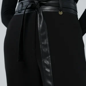 Lola Casademunt Pantalones<Pantalón detalle cintura NEGRO