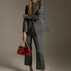 Lola Casademunt Animal Print | Pantalones<Pantalón jacquard animal print NEGRO-GRIS