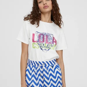 Lola Casademunt Pantalones<Pantalón jogging bicolor AZUL-BLANCO