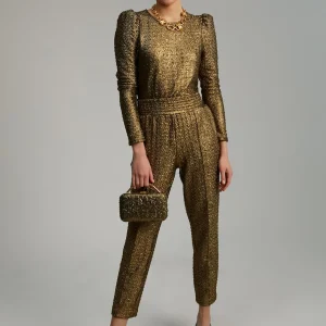 Lola Casademunt Pantalones<Pantalón jogging DORADO