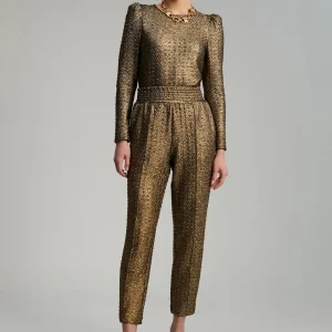 Lola Casademunt Pantalones<Pantalón jogging DORADO