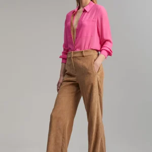 Lola Casademunt Pantalones<Pantalón pana wideleg CAMEL