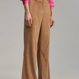 Lola Casademunt Pantalones<Pantalón pana wideleg CAMEL