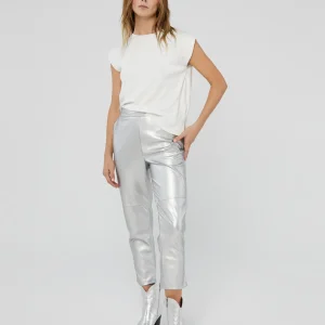 Lola Casademunt Pantalones<Pantalón PLATEADO