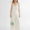 Lola Casademunt Pantalones<Pantalón plisado y fluído CRUDO