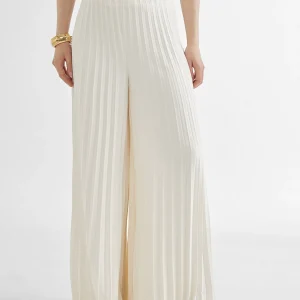 Lola Casademunt Pantalones<Pantalón plisado y fluído CRUDO