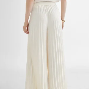 Lola Casademunt Pantalones<Pantalón plisado y fluído CRUDO