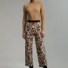 Lola Casademunt Animal Print | Punto<Pantalón punto animal print MARRON-NEGRO
