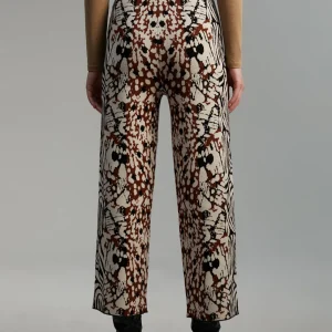 Lola Casademunt Animal Print | Punto<Pantalón punto animal print MARRON-NEGRO