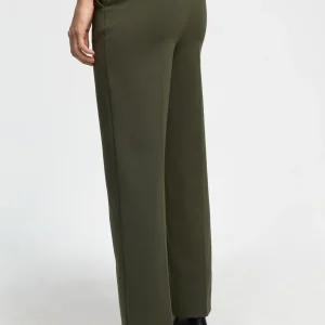 Lola Casademunt Pantalones<Pantalón punto roma KAKI
