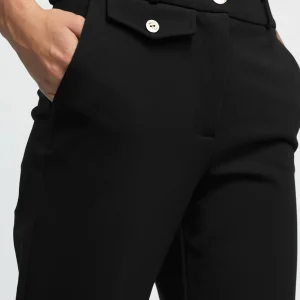 Lola Casademunt Pantalones<Pantalón punto roma KAKI