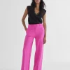 Lola Casademunt Pantalones<Pantalón recto FUCSIA